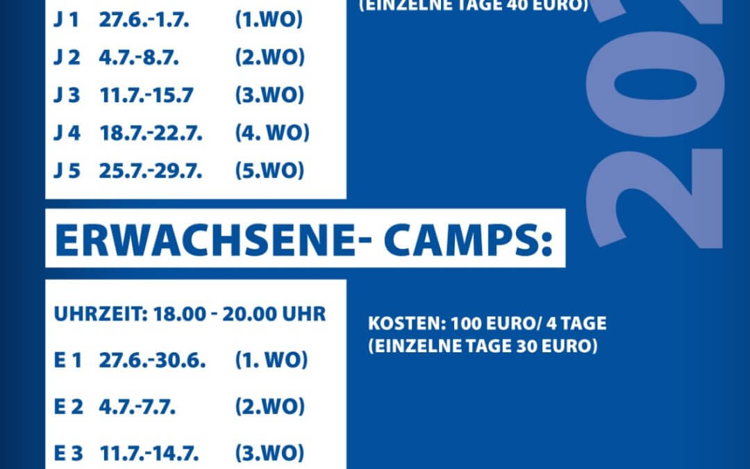 Tennis Sommercamps bei BW
